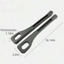 2 piezas Relleno del espacio entre el asiento y la consola, utilizado para evitar que se caigan objetos - Negro - Ver 6