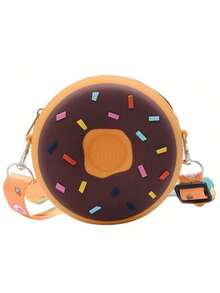 Cute Donut-Shaped Wallet, Perfect For Birthday Gifts, Christmas Presents And Party Favors - Multicolor - View 7