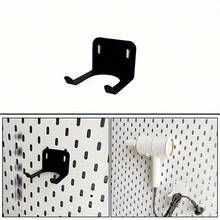 Heavy-Duty Steel Lawn Mower Wall Mount - Easy-To-Install Garage Organizer For Lawn Mowers And Trimmers, Black Metal Tool Storage Hook With Ventilated Garden Tool Organizer