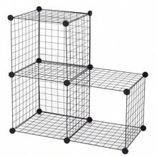 Cage métallique flexible noire pour petits animaux PawHut, 106 x 73 x 36 cm - 1 - Voir 6