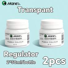 2 Bottle Marie's Fabric Paint, 50ml/1.7fl. Oz - Vibrant Colors Available For Clothes Permanent, Professional Textile Pigments Kit For Artists & Crafters, Ideal Gifts Art Tools For T-Shirts, Shoes, Jeans, Canvas Bags, DIY Projects In Christmas, New Year - 2pcs - View 24