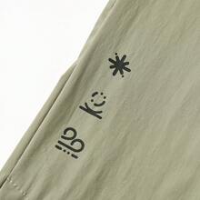 Quần thể thao chạy bộ thường ngày mỏng rút dây Adidas dành cho nữ xuân/hè - Màu xanh Ô liu - Xem 7