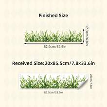 BRUP 1 张可爱雏菊墙贴，白色花瓣，向日葵，绿叶和花卉图案，可移除，即撕即贴，适用于儿童房和婴儿房装饰，充满奇思妙想的春季主题艺术 - 彩色 - 查看 16