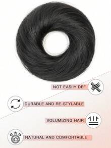 VADES Estensioni per capelli umani - 01 Nero Jet - Visualizzare 3