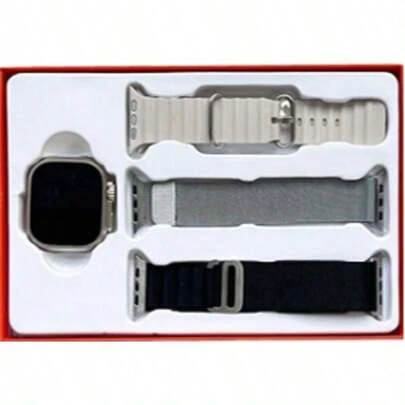 Reloj inteligente s9ultra 3 Correa Bluetooth llamada frecuencia cardíaca carga inalámbrica smartwatch