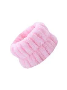 3 Stücke Spa Stirnband und Armband Set, lustiges Schneckenaugen Make-up Stirnband, weiches Plüsch Gesichtswasch Haarband, Hautpflege Stirnband, Handwasch Band, Haarhalter, Korallenfleece Handgelenkmanschetten, Halloween Kostüm Accessoire, Weihnachtsgeschenke für Frauen - Pink - Übersicht 5