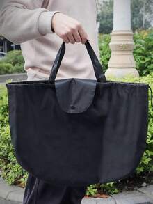 防水摩托车头盔收纳袋 – 大容量便携包，适用于全盔和半盔，也适用于电动滑板车和电动自行车骑行者 – 耐用牛津布面料，带按扣和提手设计 – 便携式防尘罩，适用于摩托车、自行车、滑雪头盔