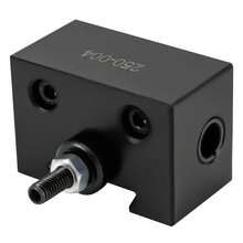 6PCS Black Wedge Type Quick Change Tool Post Set  Adjustable For Facing Grooving Cutting Off Knurling - Black - View 9