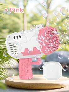 40-Hole Electric Outdoor Bubble Machine, Suitable For Outdoor Family, Party, Wedding, Camping Scenes, Paired With LED Lights Can Create Dreamy Effects, Handheld Bubble Gun (Batteries And Bubble Solution Not Included) - Multicolor - View 13