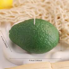 1 pieza Velas de aromaterapia con forma de fruta simulada - Velas de aromaterapia hechas a mano con forma de tomate, fruta estrella, naranja, fresa para decoración del hogar - Multicolor - Ver 15