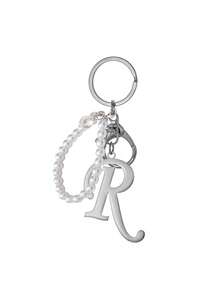 3D字母珍珠钥匙扣，优雅可拆卸珍珠链，时尚合金钥匙圈，包包挂件，汽车钥匙链，适合女性、情侣、朋友、家人，可作礼物、节日礼物 - 彩色 - 查看 16