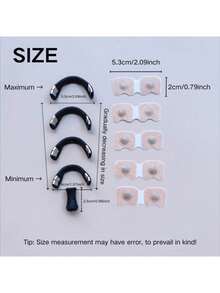 磁性扩张器 - 外用，男女通用，改善气流，磁条设计 | 可调节夹子 | 柔软材质