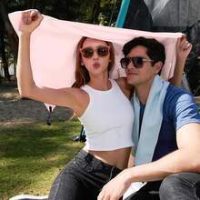 2 PC Towels Super Absorbent High Quality Lightweight With Mesh Bag Outdoor Gear For Camping Hiking Trave - B - View 3