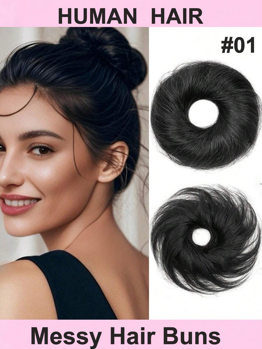 VADES Estensioni per capelli umani - 01 Nero Jet - Visualizzare 1