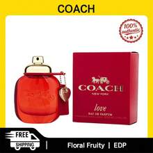 Coach Love Women Eau De Parfum Spray (Red Packaging) 50ml&90ml  Fruity Floral Notes Authentic Original Long-Lasting Fragrance Women's Perfume - 果香花香調 - 查看 1
