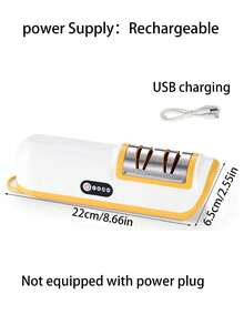 Household Knife Sharpener, Quick Knife Sharpening Tool, Kitchen Knife Sharpening Stone, Blade Sharpener - Multicolor - View 10