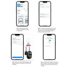 5MP Smart Home Security Camera Wireless With Color Night Vision, Two-Way Audio, Motion Tracking And App Control - Trắng 3 cái - Xem 9