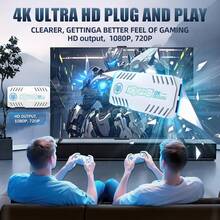 YIYI X10 Pro 2025 New Retro Game Console Game Stick, Built In 50000+ Retro Games 51 Emulator Console,4K HD Output Plug And Play Retro Gaming Stick,Cortex-A55,Plug & Play Video Games For TV 128G 1pc (Blue/White) - Nhiều màu - Xem 9