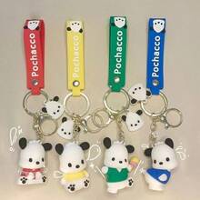 Sanrio سانريو بوتشاكو سلسلة مفاتيح بتصميم كاجوال جذاب، إصدار خفي، ديكور منزلي، تصميم مضحك، مجموعة مفاجأة، تمثال جامع، تصميم مضحك، هدية مدرسية رائعة، مناسبة لهدايا حفلات العطلات والأعياد والمناسبات، لعبة كرتونية صغيرة هدية مفاجأة