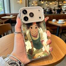 Funda de Teléfono Color Blanco Diseño de Princesa Cocinando Para iPhone 14 13 12 11 Pro Max Y  Galaxy S23 S22 S21 Plus Opción de Regalo Ideal Para Todas las Estaciones - Negro - Ver 1