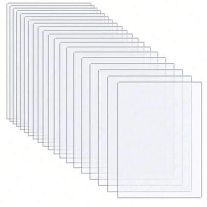 透明亚克力板，可用于替换相框玻璃、展示物品、绘画、DIY工艺品、婚礼和生日派对座位卡装饰、情人节、情人节婚礼、生日