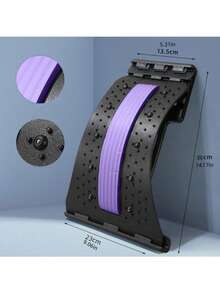 1件瑜伽/普拉提腰部支撑拉伸板,磁性背部按摩器,可用作腰部放松按摩器、颈部和背部支撑拉伸器、高级腰部拉伸工具,适用于运动和健身、健身房必备、户外运动、家庭锻炼、室内运动、腰部拉伸器和腰部按摩器。 - 彩色 - 查看 19