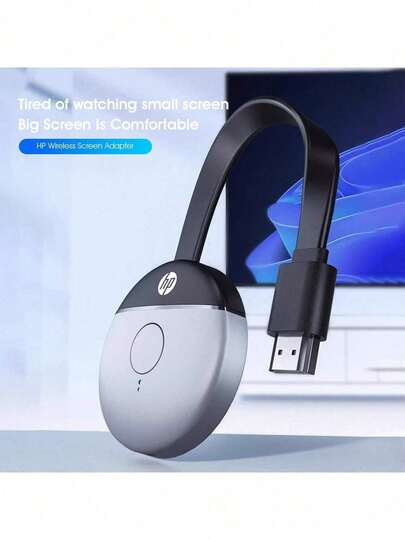 PHILIPS HP Wireless Screen Mirroring Device - 4K HD, Compatible With Mobile Phones, Laptops, Desktops, For Office And Home Use, WiFi