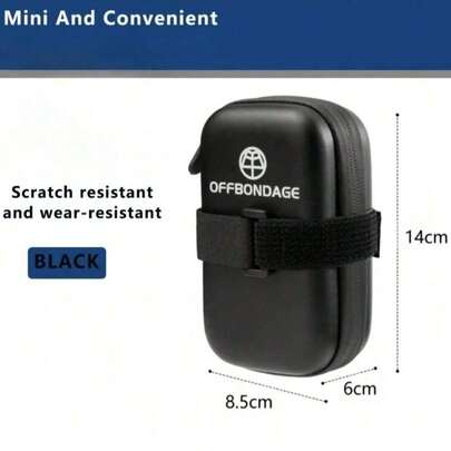 OFFBONDAGE OFFBONAGE Mini Bicycle Saddle Bag Portable Road Bike Tail Bag Lightweight 0.7L Bag Cycling Tools Bag MTB Accessories