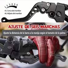 Palancas De Embrague Y Freno Universales 22mm Bomba De Freno - Rojo - Ver 9