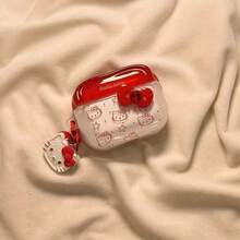 Sanrio Heltty 耳机保护套，适用于 1/2/3/4/Pro/Pro2/Pro3 无线蓝牙耳机，蝴蝶结设计，Hello Kitty 苹果耳机保护套，蓝牙耳机保护套，蝴蝶结设计保护套，Hello Kitty 蝴蝶结主题保护套，卡通主题保护套，防刮保护套。 - 彩色 - 查看 13