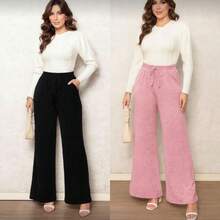 Calça  preto rosa