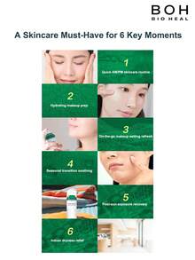 Olive Young BIOHEAL BOH Panthecell 修复积雪草霜喷雾，舒缓泛红，保湿滋润，妆前护肤，柔肤爽肤水，适合敏感肌肤 - 薄荷綠 - 查看 6