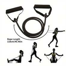 One-Word Tension Device Fitness Tension Device One-Word Tension Rope Home Elastic Rope Fitness Device - Multicolor - View 7