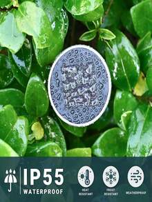 Luces solares para jardín, paquete de 10 luces solares, luces de estaca para jardín, luces LED impermeables para caminos, luces solares, ideales para pasarelas, césped, patios, jardines, piscinas - Blanco - Ver 8