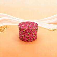 Cute Tobacco/Herb Grinder - Pink & Pretty Strawberry/Cherry Metal Grinder, 4-Piece 50MM, Smoking Accessories, For Smokers - 櫻桃 - 查看 5
