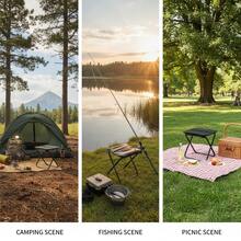 2Pcs Heavy-Duty Folding Travel Chair Suitable For Adults - 330-Pound Portable Camping Chair, Sturdy Steel Frame, Compact And Lightweight Design, And Carrying Bag. Perfect For Outdoor Activities, Beaches, Picnics, Fishing, Hiking, Camping Furniture, Picnic Essentials, Foldable Design, Durable Structure. Best For Christmas, Perfect For Thanksgiving. - Đen - Có kèm dây đeo chéo - Xem 6