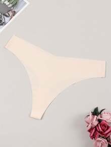 Women's Seamless Sexy Panties, 4pcs/Set, Low Rise - Multicolor - View 4