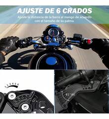 Palancas De Embrague Y Freno Universales 22mm Bomba De Freno - Negro - Ver 4