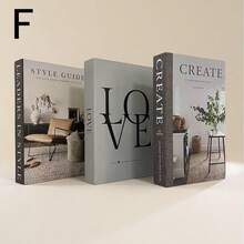 3pcs Foldable Decorative Fake Books, Paper Material, Suitable For Home, Living Room, Coffee Table, Modern Decor, Stackable Display, Hotel, Gift, Minimalist Nordic Style Decorative Books, Coffee Shop, Showroom Tabletop Prop - Multicolor - View 9