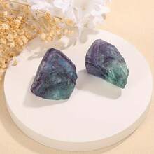 Peacock Stone Raw Crystal - Electroplated Brass Mineral, For Energy Healing, Spiritual Growth, Home Altar, Unique Rainbow Decor - Multicolor - View 5