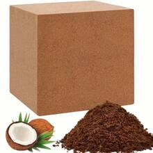 3lb/10lb Organic Coconut Coir Brick (Suitable For Plants) - 100% Compressed Coconut Coir Brick,  Balanced PH Value, Coconut Coir Growing Medium Potting Soil, Suitable For Herbs, Flowers, Plants And Reptiles - 卡其色 - 查看 6