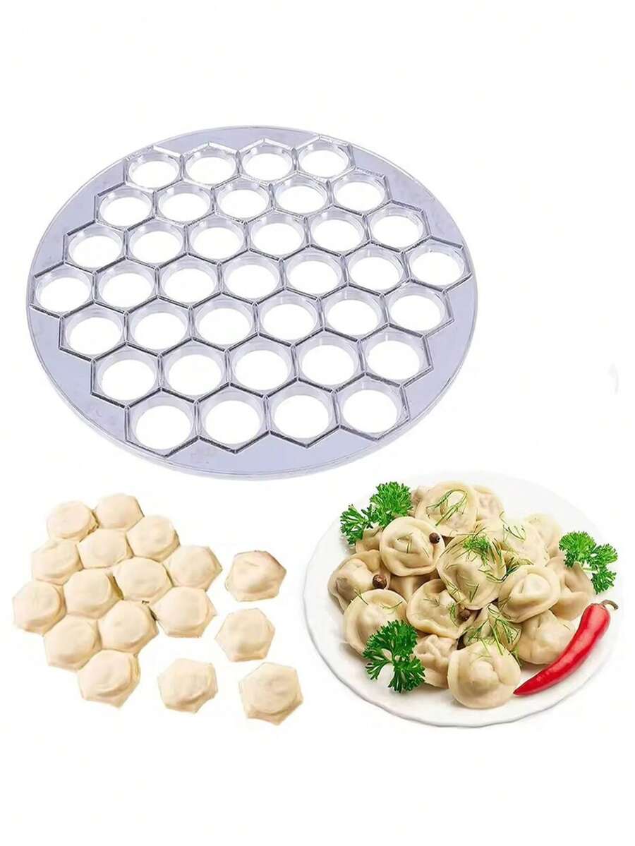 37-Cavity Multi-Function Dumpling Mold, Italian Meat Stuffed Dumpling Mold, Aluminum Alloy Material, Kitchen Gadget, Great Christmas Gizmo, For Making Dumplings, Christmas, Thanksgiving Cooking
