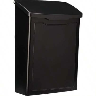 Architectural Mailboxes 2681B Marina Wall Mount Mailbox Black Marina Wall Mount Mailbox Small