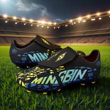 1 Paar Herren/Damen Erwachsene Fußballschuhe, Hoher Knöchel Outdoor Team Wettkampf Sportschuhe, Große Größen rutschfeste verschleißfeste AG Nocken FG Natürlicher Rasen Weicher Boden Herren Fußball Trainingsschuhe, Schnürsenkel Rugby Schuhe, Leder Fußballstiefel, Leichtgewichtig Hochleistung Rutschfestes Design Hoher Knöchel Professionelle Fußballstiefel, Direkt ab Werk - Schwarz - Übersicht 5