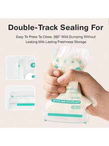 MAMIJOY 10pcs/30pcs/100pcs Breast Milk Storage Bags, 150ml Breastmilk Storage Bags With Spout, Self-Standing Bags, Space-Saving, Portable - Multicolor - View 8