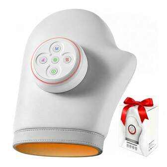 Palm And Wrist Massager,Electric Hand Massager, 3 Massage Methods, 3 Temperatures,2000mAh Rechargeable,Advanced Rechargeable Air Compression Massage For Hand