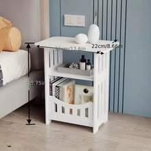 1件迷你方形边桌，创意简约设计，适合客厅、小户型、北欧风格咖啡/床头柜