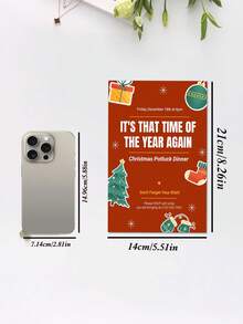 可定制300/500/1000张单页传单，双面印刷，适用于菜单定制、海报定制、商业信息定制、促销海报定制、商业传单定制、咖啡馆菜单定制、餐厅菜单定制。节日祝福 - 彩色 - 查看 5