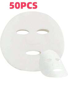 100片装护肤纱布面膜，藻类软面膜粉美容纱布垫 - 彩色 - 查看 13