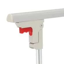 Bed Safety Rail, Folding Bed Assist Handle, Fold Down Bed Rail, Foldable Adult Safety Supported Handle For Home Care - Bạc và Trắng - Xem 9